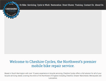 Tablet Screenshot of cheshirecycles.com